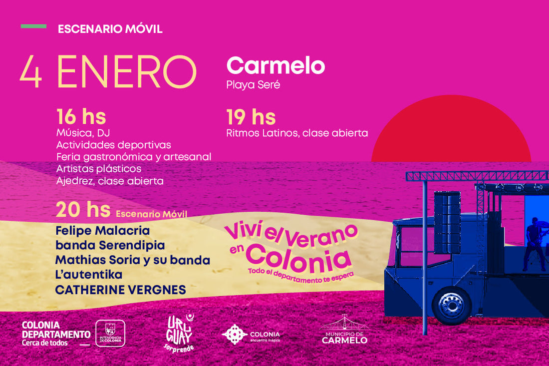 “VIVÍ EL VERANO EN COLONIA" CONTINÚA EN CARMELO