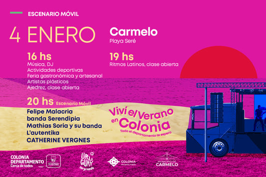 “VIVÍ EL VERANO EN COLONIA" CONTINÚA EN CARMELO