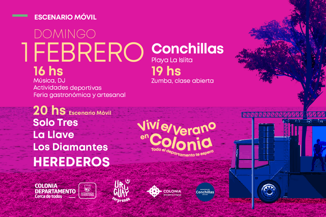 “VIVÍ EL VERANO EN COLONIA" LLEGA A CONCHILLAS