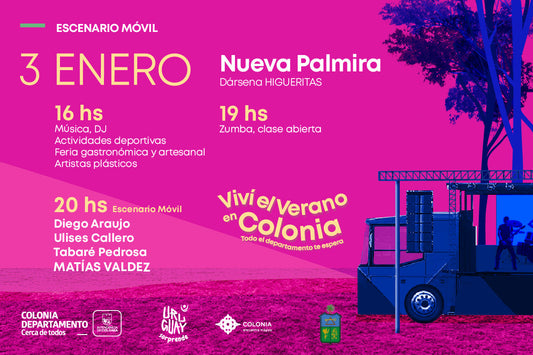 "VIVÍ EL VERANO EN COLONIA" COMIENZA EN NUEVA PALMIRA