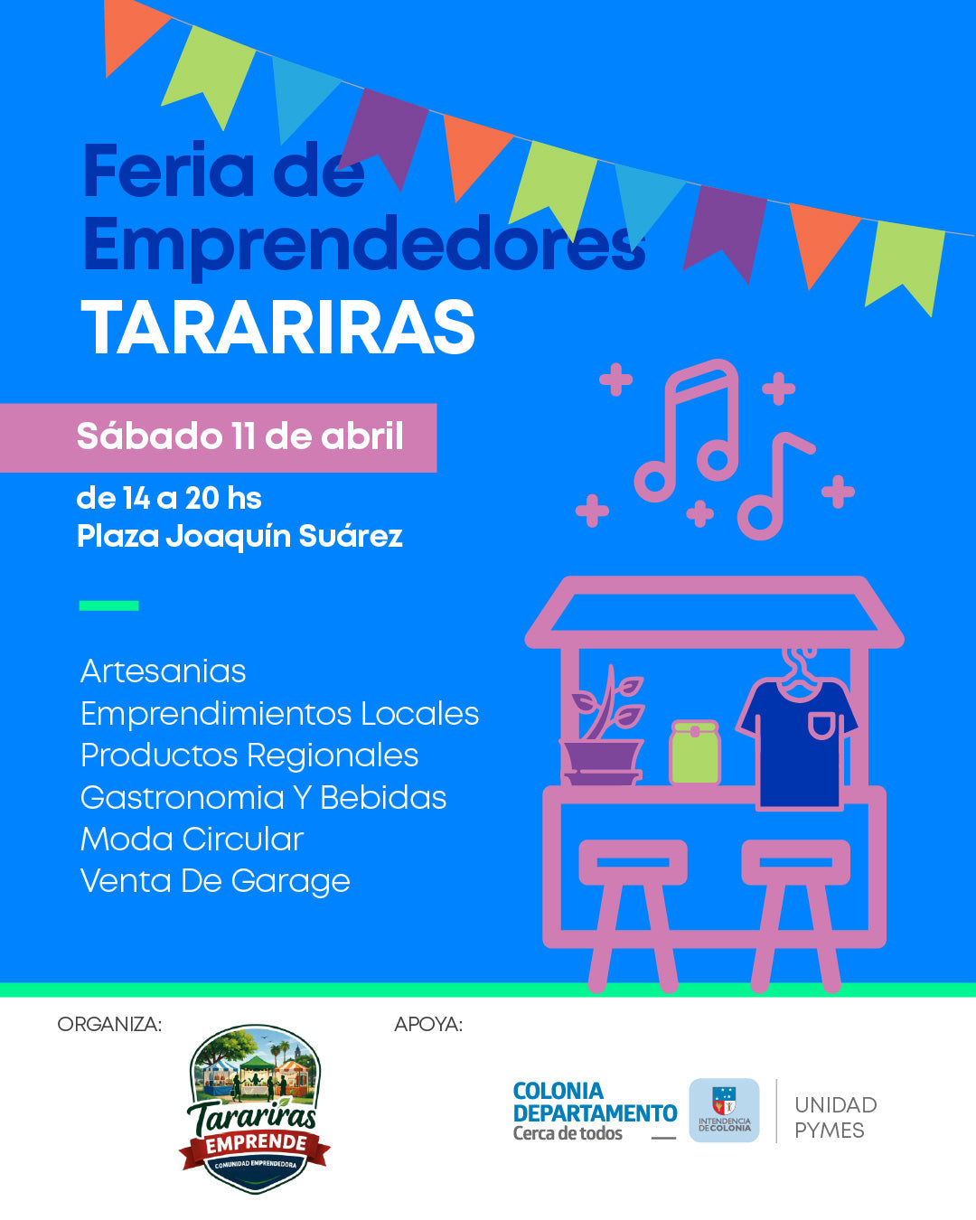 FERIA DE EMPRENDEDORES EN TARARIRAS