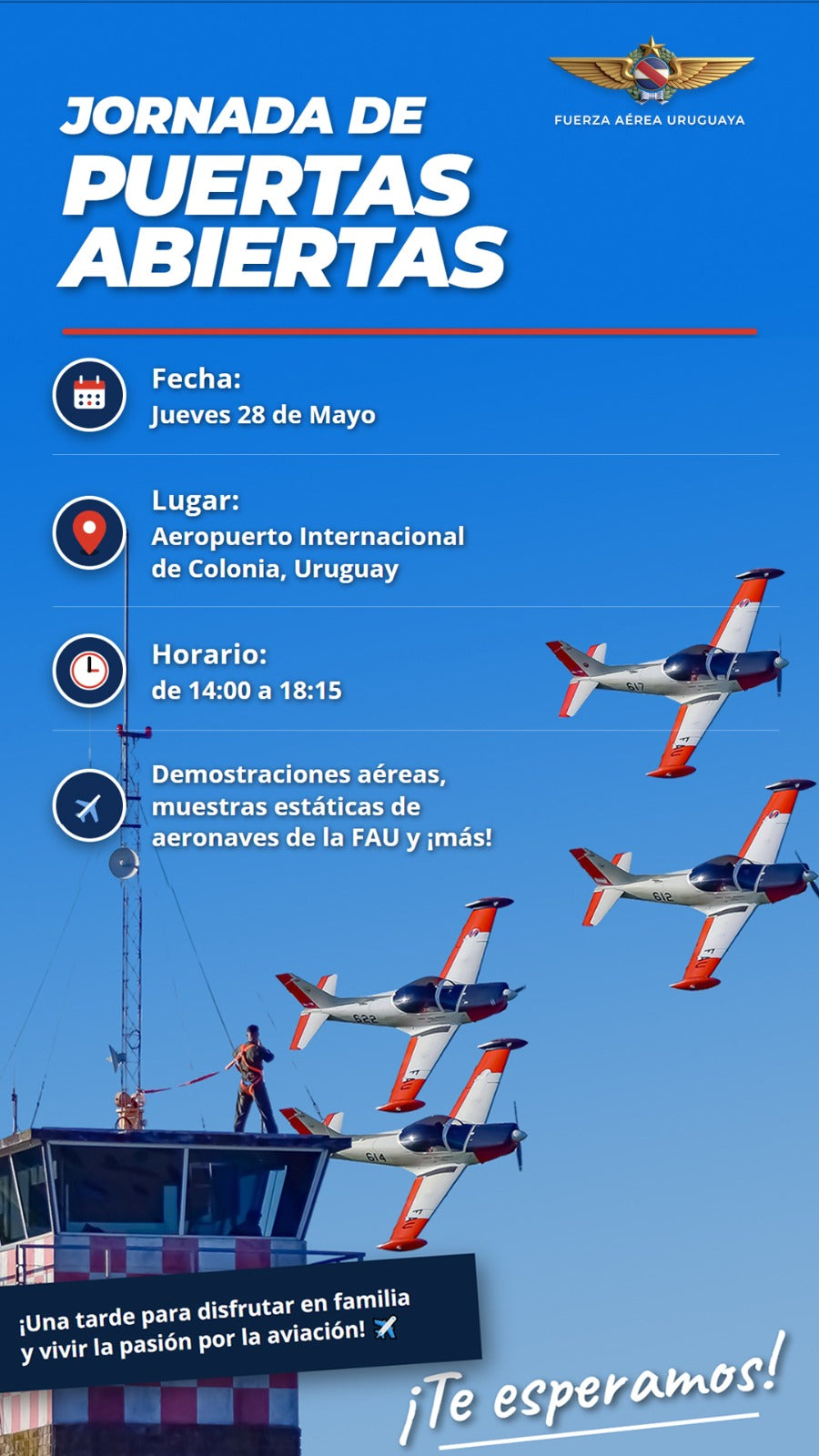 ESCUELA MILITAR REALIZARÁ DEMOSTRACIONES AÉREAS EN AEROPUERTO DE COLONIA