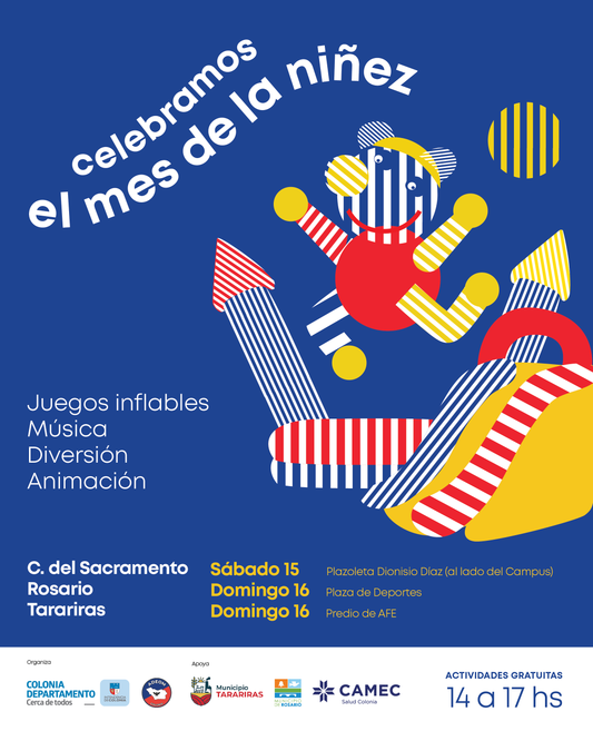 LA INTENDENCIA DE COLONIA Y ADEOM REALIZARÁN ACTIVIDADES POR EL MES DE LA NIÑEZ