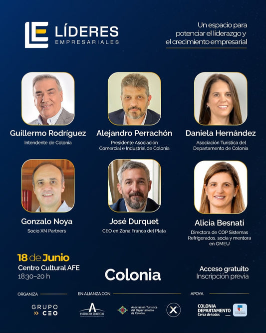 CICLO LÍDERES EMPRESARIALES LLEGA A COLONIA DEL SACRAMENTO
